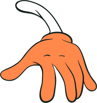 cartoonorange-hands-with-difference-pose-713852