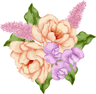 setseparate-parts-bring-together-beautiful-bouquet-flowers-water-colors-style-white-333905