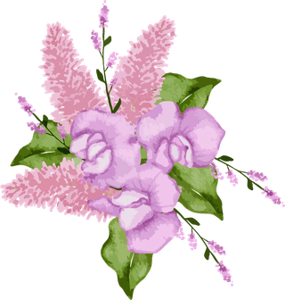 setseparate-parts-bring-together-beautiful-bouquet-flowers-water-colors-style-white-781906