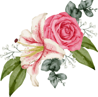 setseparate-parts-bring-together-beautiful-bouquet-flowers-water-colors-style-white-700234