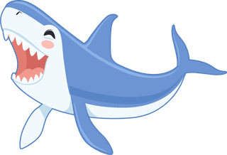 sharkcute-d-set-of-silly-cartoon-sharks-isolated-on-white-background-102495