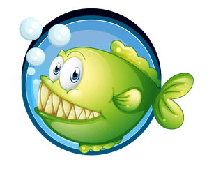 sharksea-animals-on-round-badges-illustration-478537