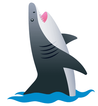 sharksea-animals-on-round-badges-illustration-811207