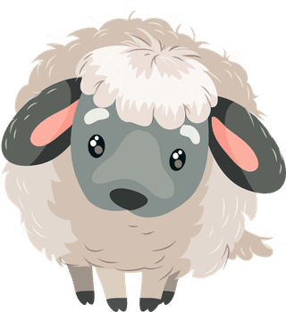 sheepbaby-animals-icons-sheep-pig-species-sketch-827222