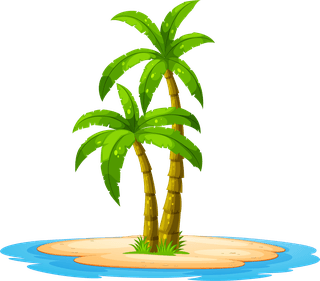 sixviews-of-islands-on-white-background-illustration-703235