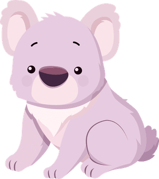 slothmonkey-koala-species-icons-cute-gestures-sketch-cartoon-characters-905709