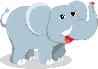 smallelephant-animals-icons-hippo-elephant-bear-penguin-sketch-149741