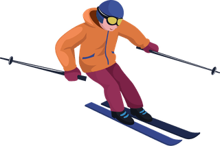 snowboardingwinter-activities-icons-joyful-people-sketch-cartoon-characters-476505
