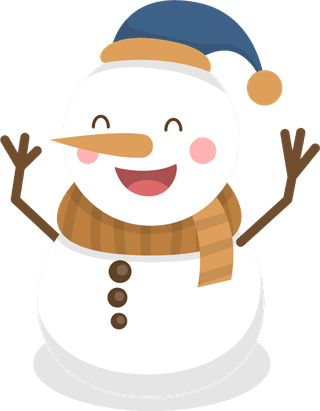 snowmancharacter-collection-flat-design-990019