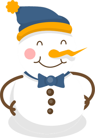 snowmancharacter-collection-flat-design-845540