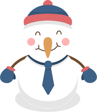 snowmancharacter-collection-flat-design-149850