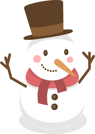 snowmancharacter-collection-flat-design-685335