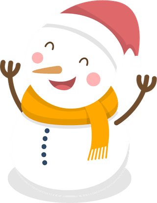 snowmancharacter-collection-flat-design-748179