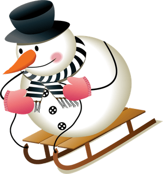 snowmancute-christmas-snowman-vector-841697