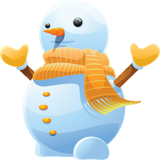 snowmand-cute-snowman-vector-set-614049