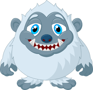 snowmanmonster-cartoon-funny-monster-collection-set-683287