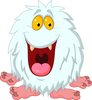snowmanmonster-cartoon-funny-monster-collection-set-916132