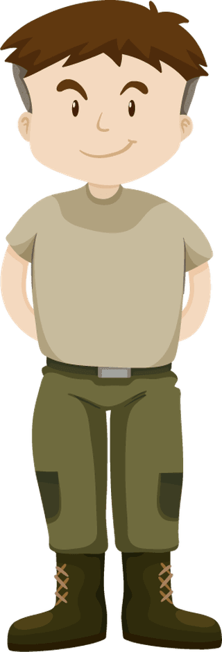 soldiersin-brown-uniform-illustration-871594