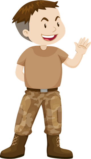 soldiersin-brown-uniform-illustration-480279