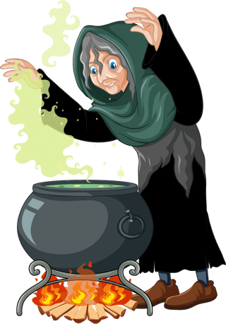 sorcerersupreme-set-wizard-witches-with-magic-tools-cartoon-style-isolated-white-background-702329
