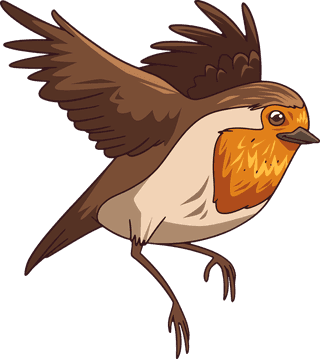 sparrowhand-drawn-robin-bird-collection-110943