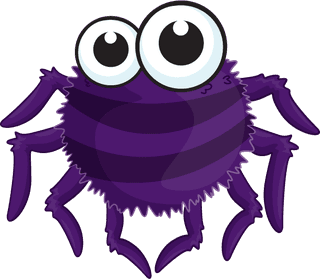 spidervecteezy-illustration-of-a-group-of-bugs-68381