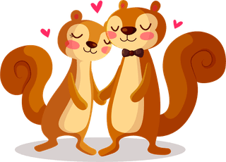 squirrelcouple-large-set-of-wildlife-with-many-types-of-animals-illustration-792984