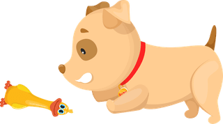 stupiddog-happy-puppy-daily-routine-cartoon-illustrations-set-966472