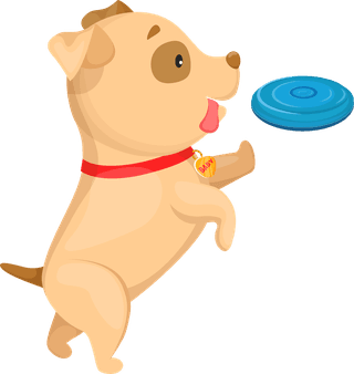 stupiddog-happy-puppy-daily-routine-cartoon-illustrations-set-125989