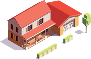 suburbianbuildings-isometric-composition-with-sixteen-isolated-images-modern-residential-houses-wit-13796
