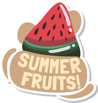 summerfruits-watermelon-sticker-collections-437535