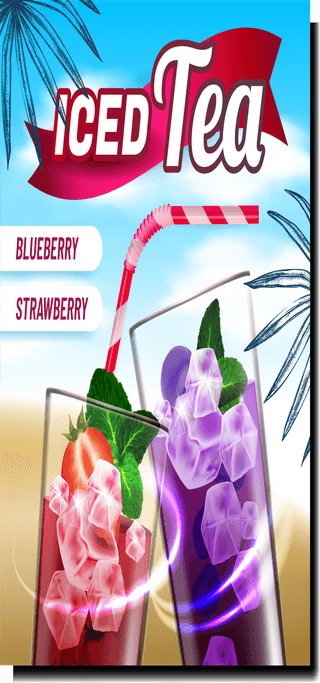 summerheat-relief-iced-drink-poster-vector-587626