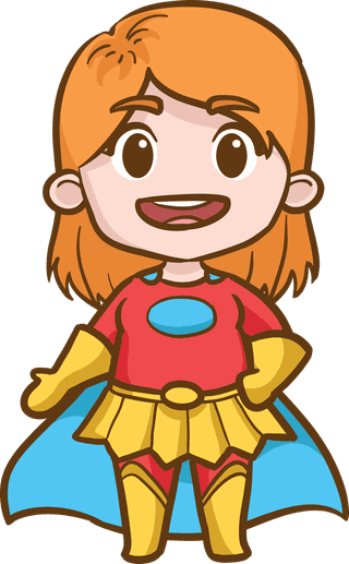superhero-superwoman-cartoons-with-other-pos-a-transparent-background-54188