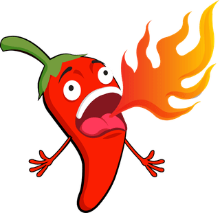 superspicy-chili-hot-chili-design-elements-funny-stylized-cartoon-design-667224