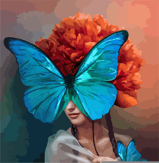 surrealportrait-woman-butterflies-peony-flower-298646