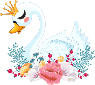 swanswan-ballet-design-elements-cute-cartoon-characters-714483