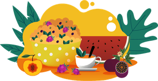 teatime-design-elements-classic-fruits-floral-sketch-300937