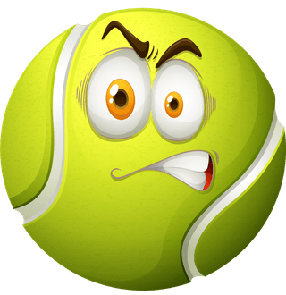 tennisball-ball-with-facial-expression-illustration-151289