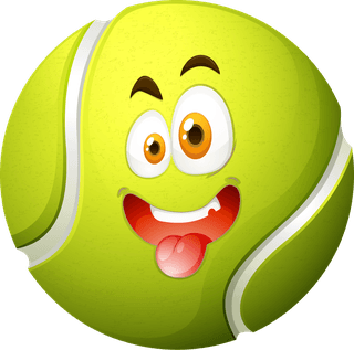tennisball-ball-with-facial-expression-illustration-495175