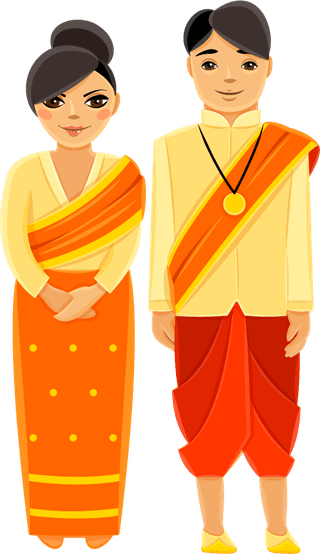 thaibride-and-groom-thailand-icons-set-397754
