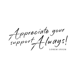 thankfuland-appreciate-support-calligraphy-532680