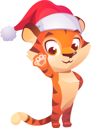 tigercubs-christmas-cute-baby-tiger-character-christmas-hat-684664