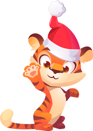 tigercubs-christmas-cute-baby-tiger-character-christmas-hat-688345