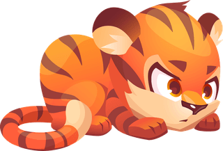 tigercute-baby-tiger-character-different-poses-vector-set-cartoon-chat-bot-746173