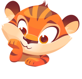 tigercute-baby-tiger-character-different-poses-vector-set-cartoon-chat-bot-685353