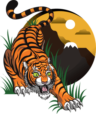 tigericons-fierce-emotion-sketch-colorful-design-animal-936753