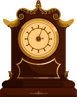 timepiecehanging-clocks-templates-collection-elegant-retro-decor-547075