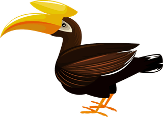 tocotouan-birds-species-icons-eagle-toucan-stork-vulture-sketch-879477