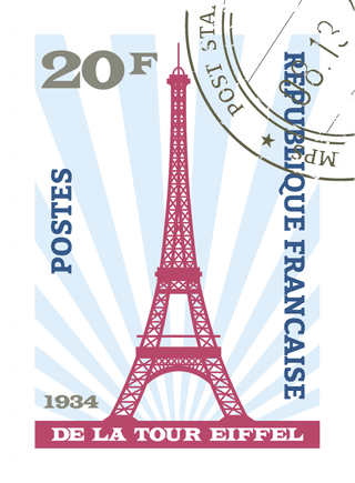 towerpostage-stamps-template-vector-810363
