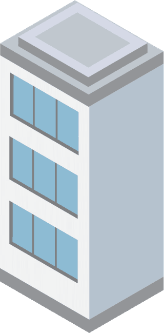 townhousebuilding-icons-with-city-landscape-isometric-isolated-illustration-442137